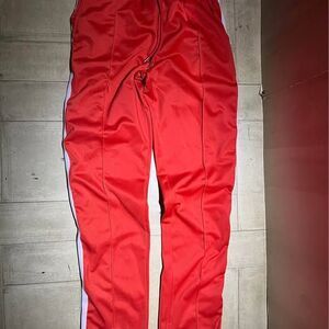 Orange boohooman streetwear jogger/ sweats size small